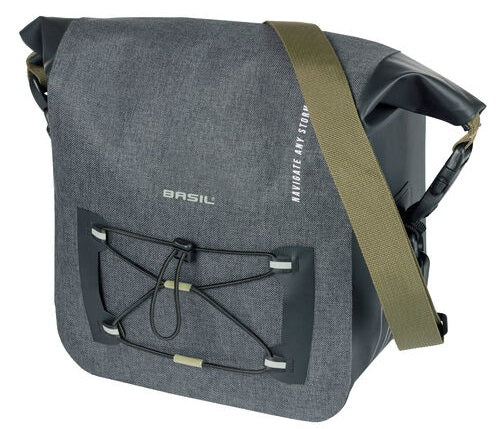 Basil Navigator Storm Handlor Torba Sporty Bicycle Concear Bag, vodoodporna, črna