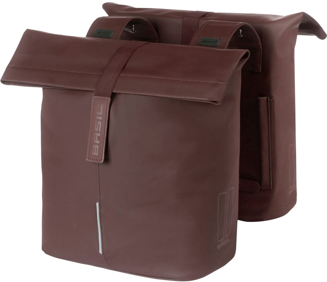 Basil Tas City Dubbel Vegan Leather | Roasted Brown