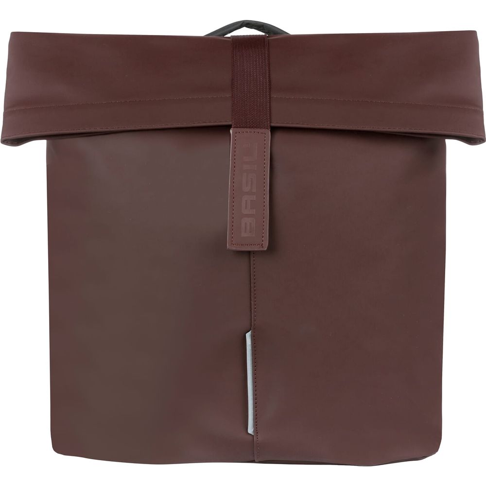 Basil Tas City Dubbel MIK Vegan Leather | Roasted Brown