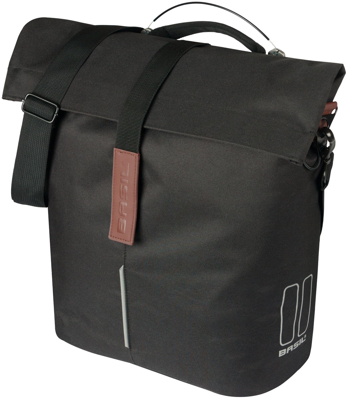 Basil fietsshopper city 14 liter 11 x 29 x 36cm zwart