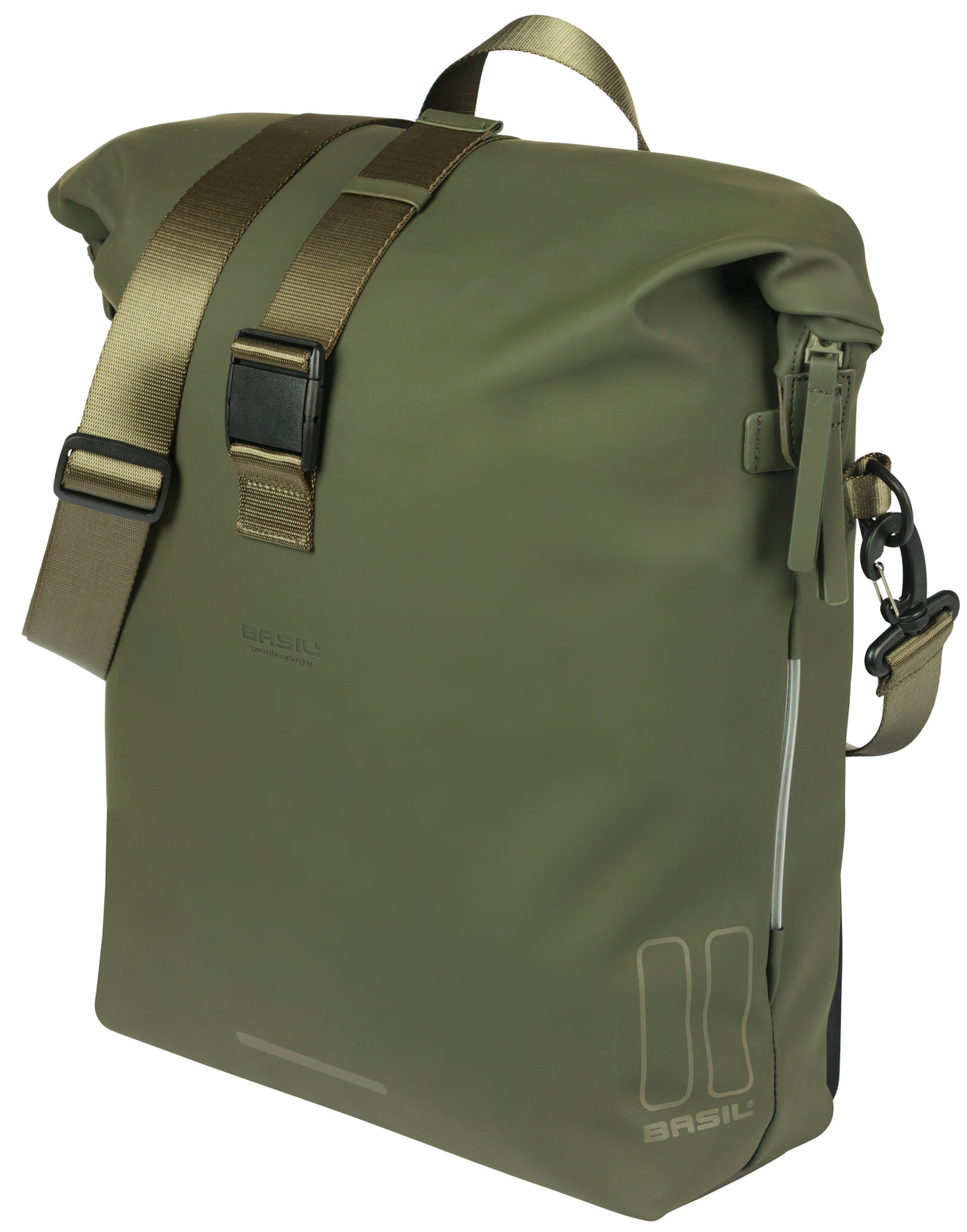 Basil Fiets Bolso de hombro Soho Mik Studs | Verde 17L