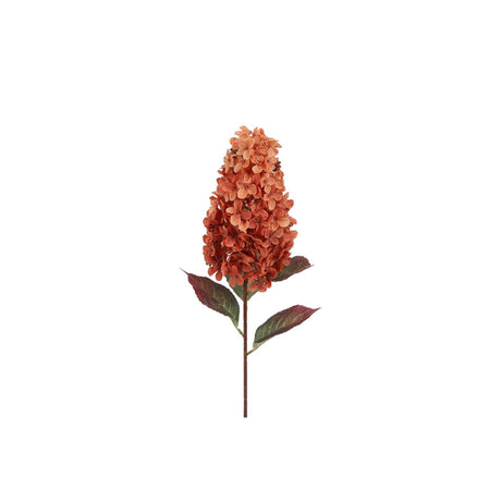 Countryfield kunstbloem aletta paniculata hydrangea oranje 14x23x83cm