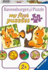 Ravensburger Tiere und ihr kleines Puzzle, 9x2st.