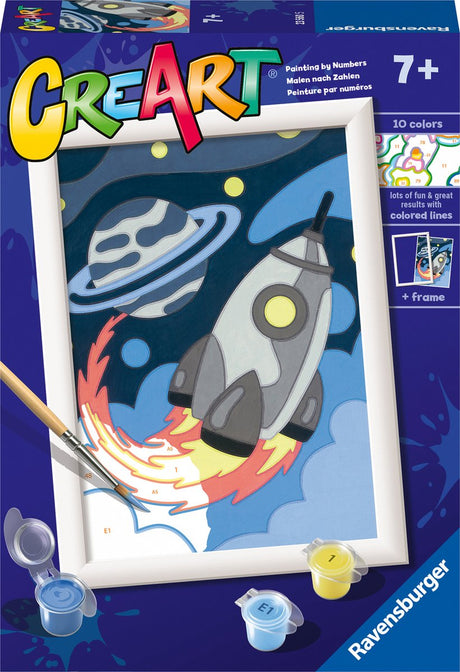 Ravensburger Creart Space Explorer – Malen nach Zahlen für Kinder