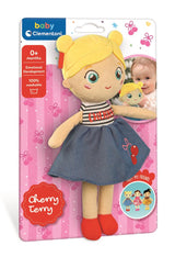 Clementoni baby zachte pluche pop cherry terry