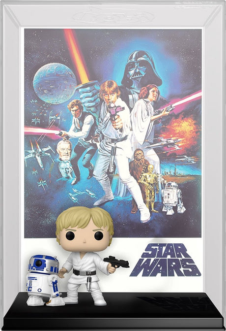 Funko-Popfilme: Star Wars – Luke Skywalker mit R2D2 + Poster – Pop #02