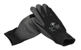 Cyclius Aarbecht Handschuhe pu-flex l (9) schwaarz