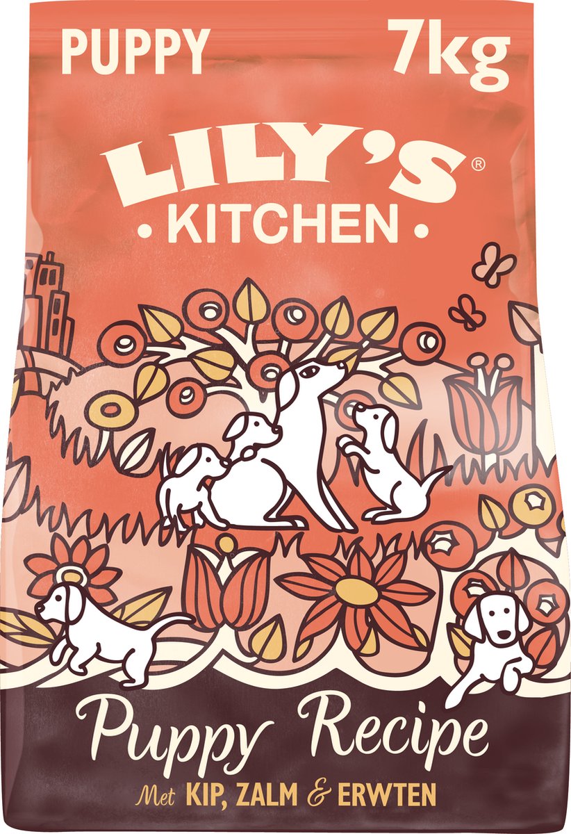 Lily's Kitchen - Hundefutter - Trockenfutter - Welpenfutter mit Hühnerlachs - 7 kg