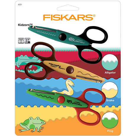 Fiskars Kidzors Zackenschere, 3 Stück 1 Box