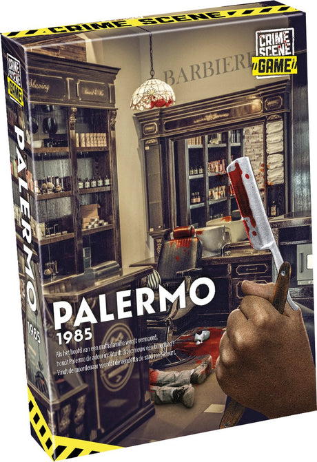 Taktik Tatort Palermo 1985 – Brettspiel – Krimispiel – Mafia-Mysterium auf Sizilien – Eingehende Ermittlungen und moralische Entscheidungen – Tatort-Serie – Game Storm Studio – 1 oder mehr Spieler – ab 18 Jahren