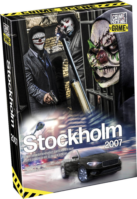 Taktik Tatort Stockholm 2007 – Brettspiel – Krimispiel – Spannender Banküberfall und Jagd durch die Stadt – Tiefgründige Ermittlung und Deduktion – Tatortserie – Game Storm Studio – 1 oder mehr Spieler – ab 18 Jahren