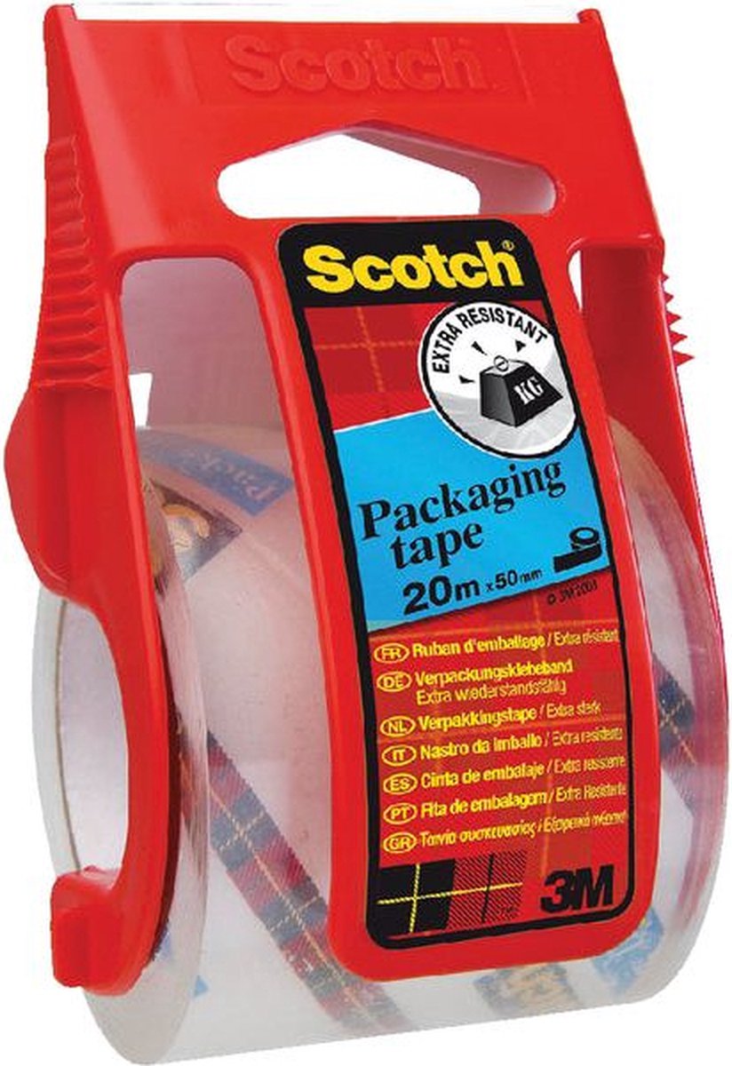 Scotch verpakkingstape e5020d transparant | 6 stuks