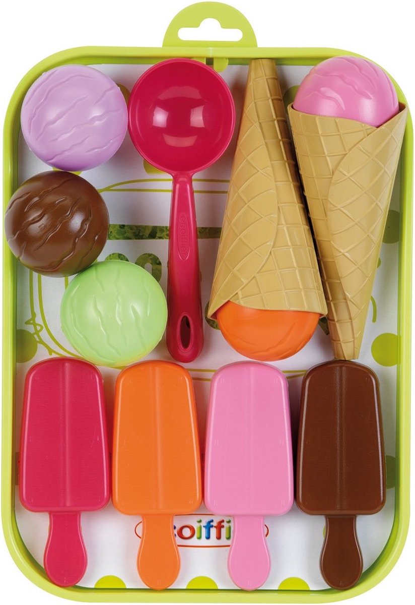 Ecoiffier 100 % Chef-Eiscreme-Set