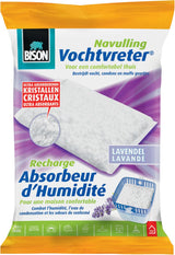 Bison Moisture Absorber® Nachfüllbeutel Lavendel 450 g, Lavendelduft, passend für Moisture Absorber®, gegen hohe Luftfeuchtigkeit, keine Batterie erforderlich, auch für Wohnwagen und Wohnmobile geeignet