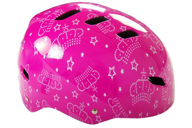 Helmetto per skate in bicicletta Vlatare rosa 55-57 cm