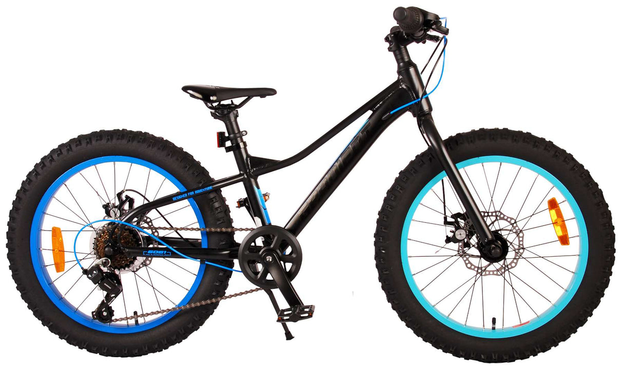 Volare Gradiente Bicicleta para niños - Niños - 20 pulgadas - Black Blue Aqua - 6 Velocidad - Colección Prime