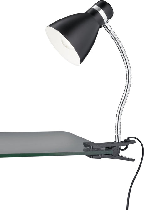 Rl Live Your Light Reality Harvey – Klemmleuchte – Schwarz matt – exkl. 1x E27 4W