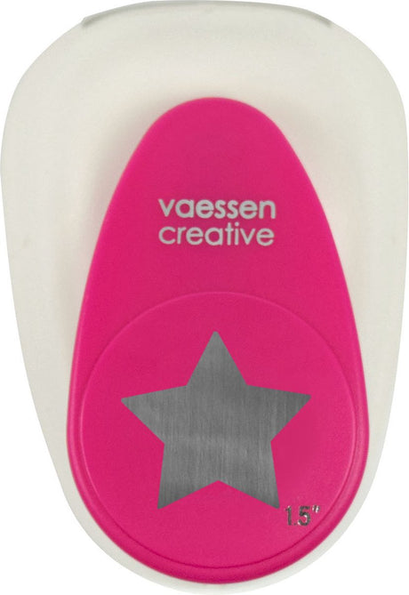 Vaessen creative pons - figuurpons - ster - 3,4 x 3,6 cm