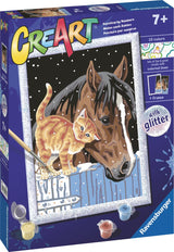 Ravensburger Creart Painting nach Nummer - Freunde im Stall