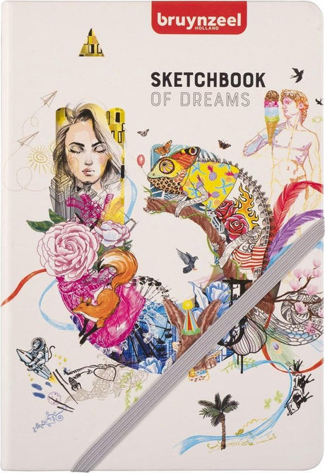 Bruynzeel Creatives Skizzennotizbuch A5 140 g m² 80 Blatt