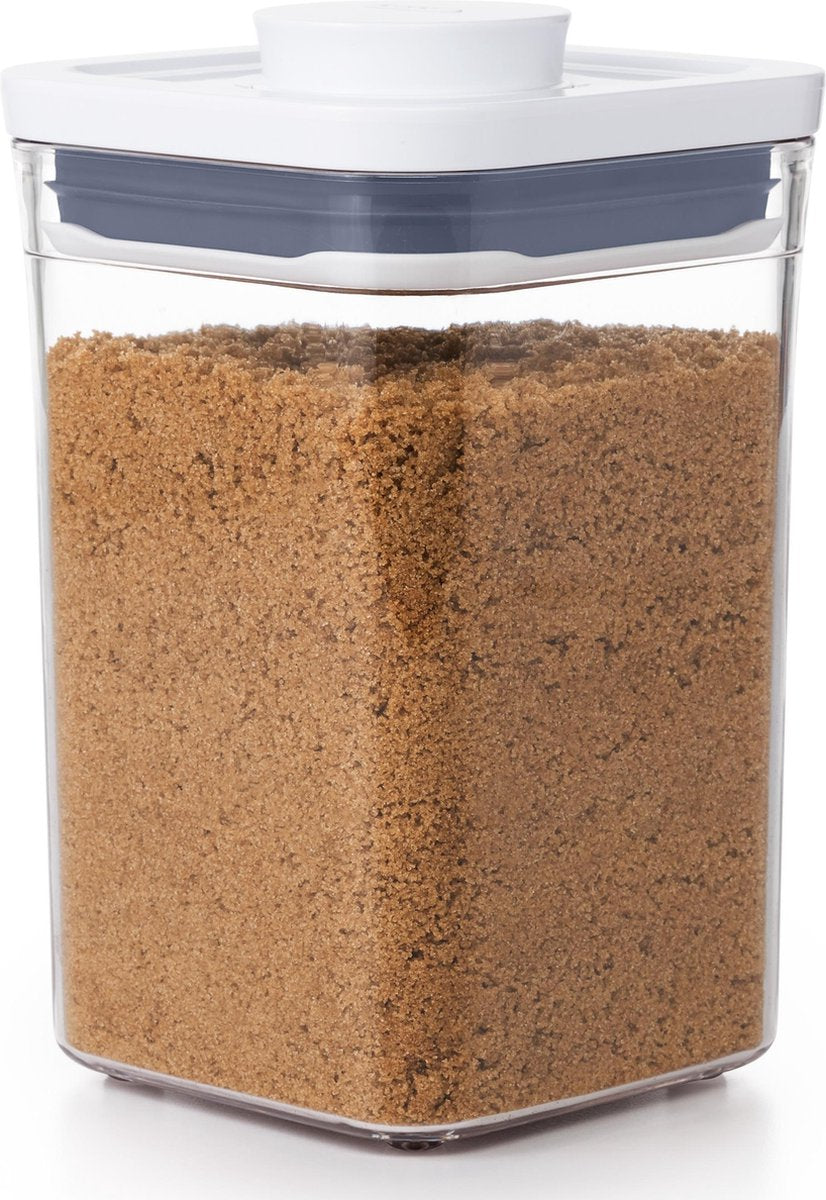 Oxo-Aufbewahrungsdose „Pop“, klein, quadratisch – niedrig (1,0 Liter)