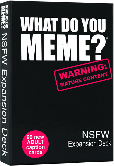 Megableu, was memest du? NSFW Pack-Erweiterung – Englische Version – Partyspiel