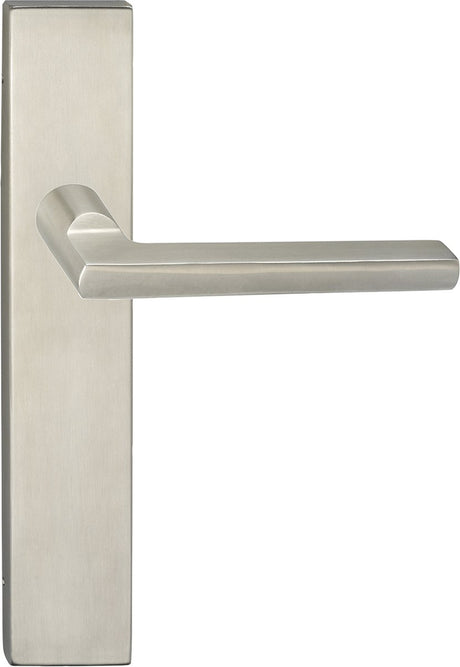 Impresso deurkruk - kirby - voor binnen - vierkant deurschild - rvs - 2 stuks