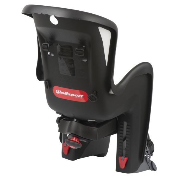 Polisport Kindersitz hinter Bilby Maxi RS Rahmenmontage – schwarz