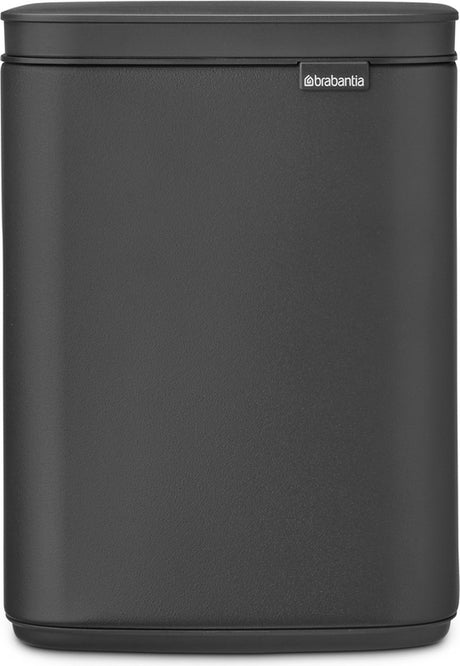 Brabantia Bo Abfallbehälter – 4 Liter – Badezimmer – Mineral Infinite Grey
