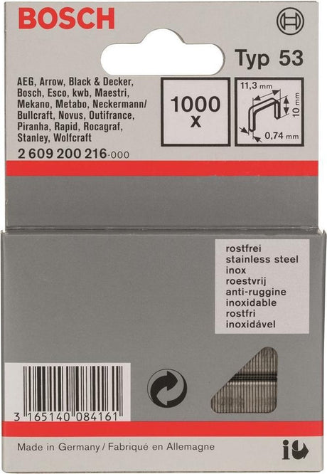 Bosch - nicht mit Feindraht Typ 53 11,4 x 0,74 x 10 mm