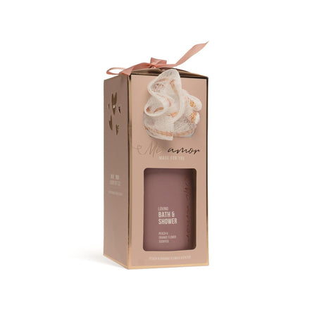 Source Balance Bath Geschenkset Mi Amore Bath Duschgel 500 ml und Badeschwamm