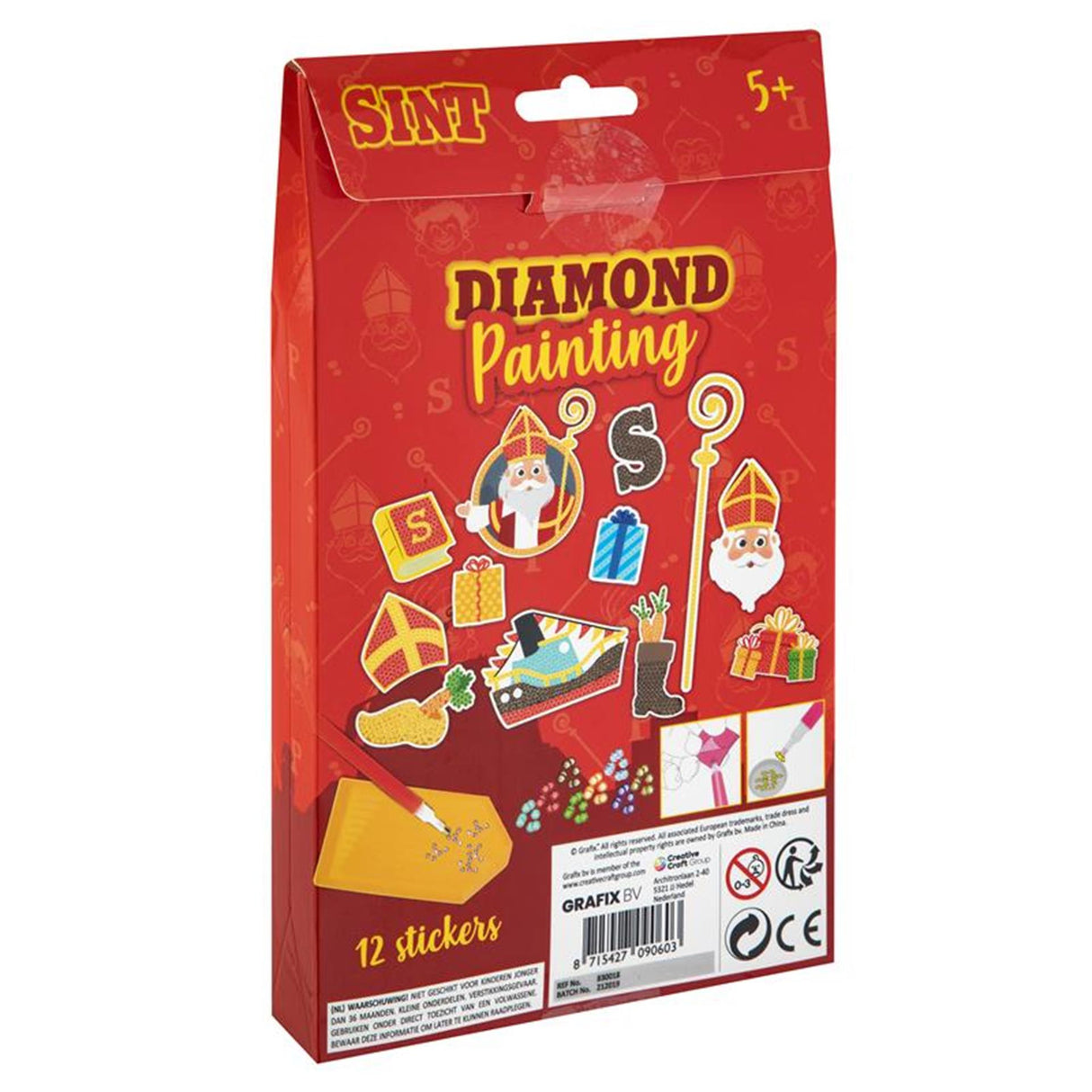 Grafix Saint-Diamant-Malerei-Aufkleber