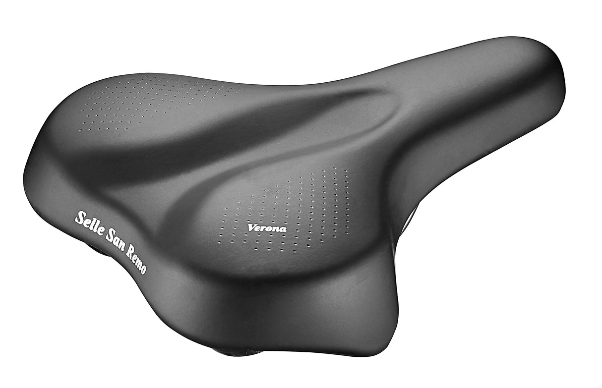 Saddle Selle San Remo Verona Vacuum Black (kort)