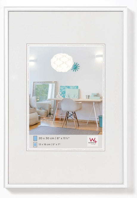 Walther New Lifestyle - Kunststoffrahmen - Fotogröße 15x20 cm - Weiß