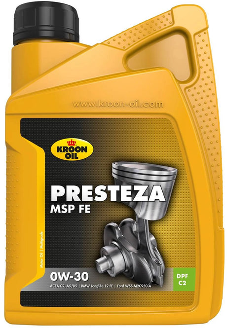 Kroon-Öl – Presteza MSP 0W-30 – BMW Longlife-12 Fe – 1 Liter – vollsynthetisch
