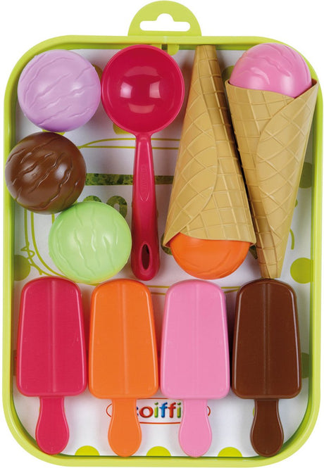 Ecoiffier Ecoiffier 100 % Chef-Eiscreme-Set