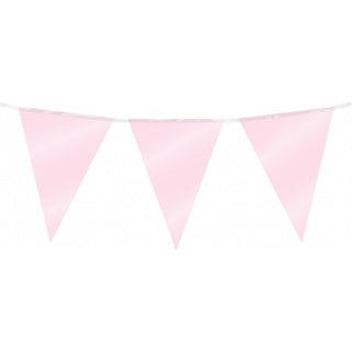 Party-Wimpelkette in Babyrosa