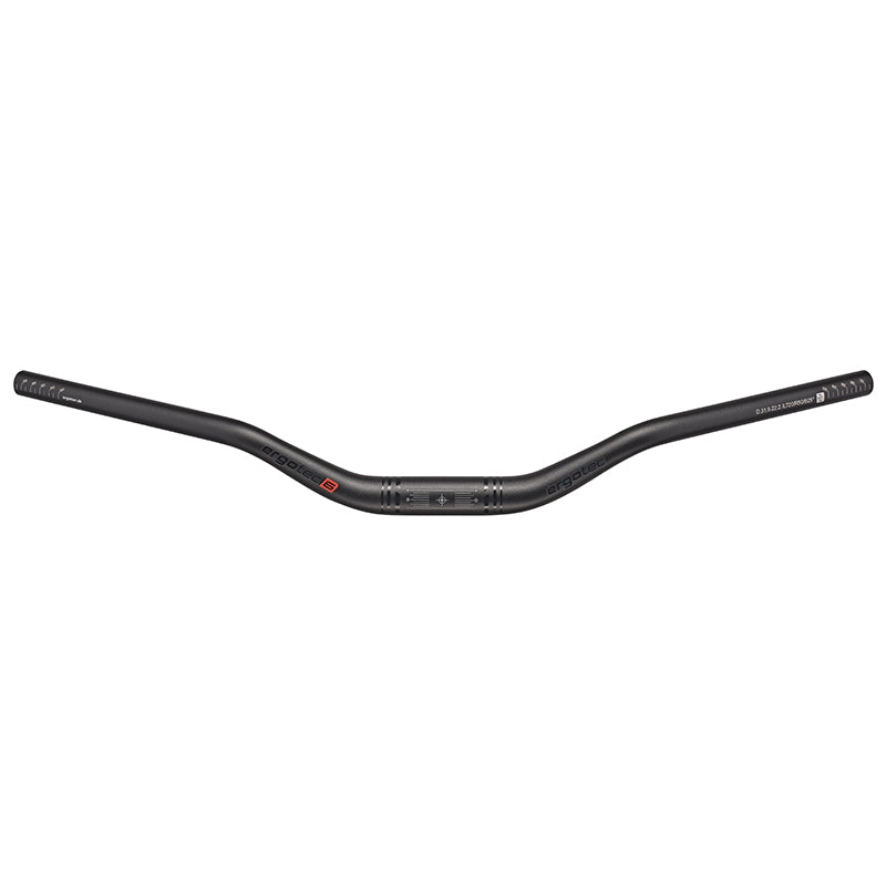 Ergotec Steering Bar bru 50 Komfort Ø31.8mm 50mm eropgeet Schwaarzen Sandblast