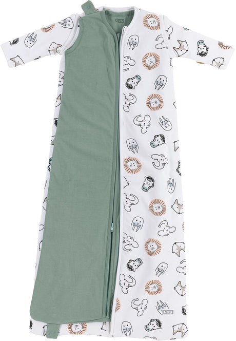 Meyco Baby Animal Babyschlafsack 4 Jahreszeiten – Mehrfarbig – 3,0 Tog