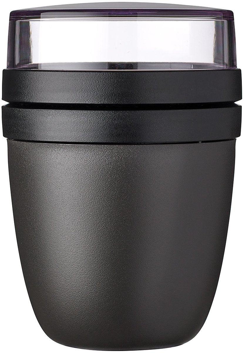 MEPAL Lunchpot Ellipse - Nordic Black - 500 ml + 200 ml