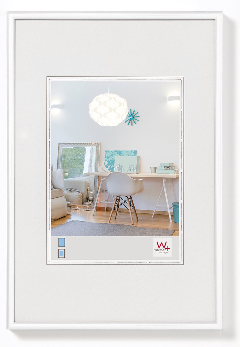 Walther New Lifestyle - Kunststoffrahmen - Fotogröße 20x30 cm - Weiß