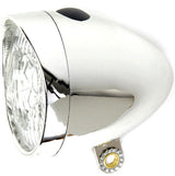 Phare Ikzi LED rétro chrome