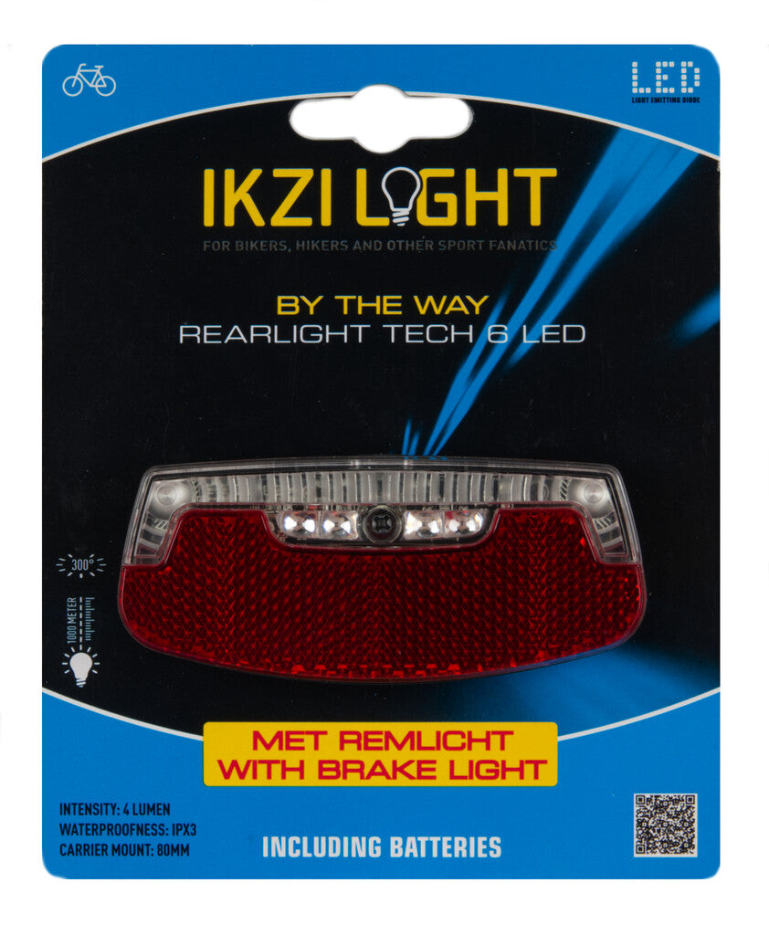 Ikzi Taillight 6-ledd bil + bromsljus vid det sätt som batteriet