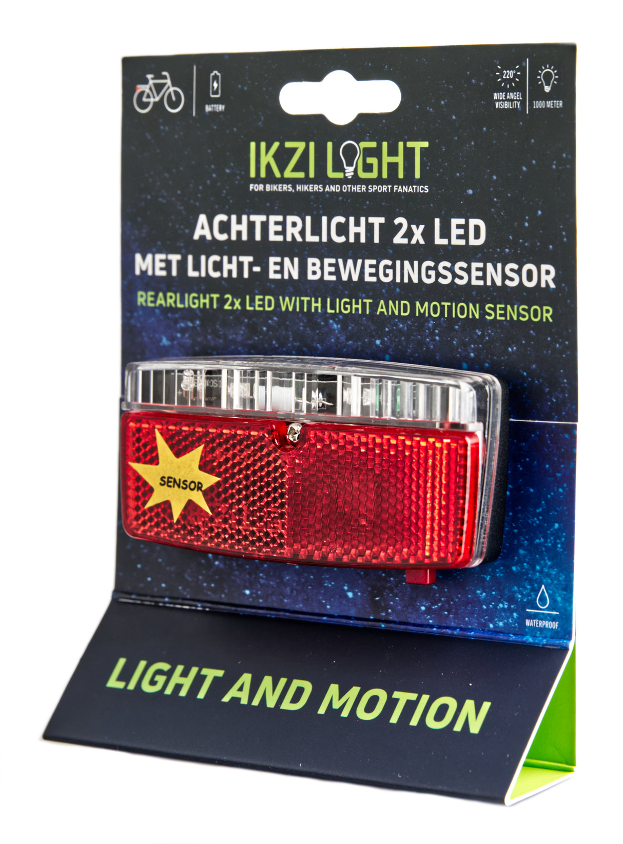 Ikzi LED LED LUMIÈRE arrière 80 porteuse 2xled Capteur 1440555