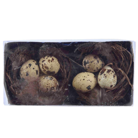 Decoris Nestweide 2er Set 8cm natur