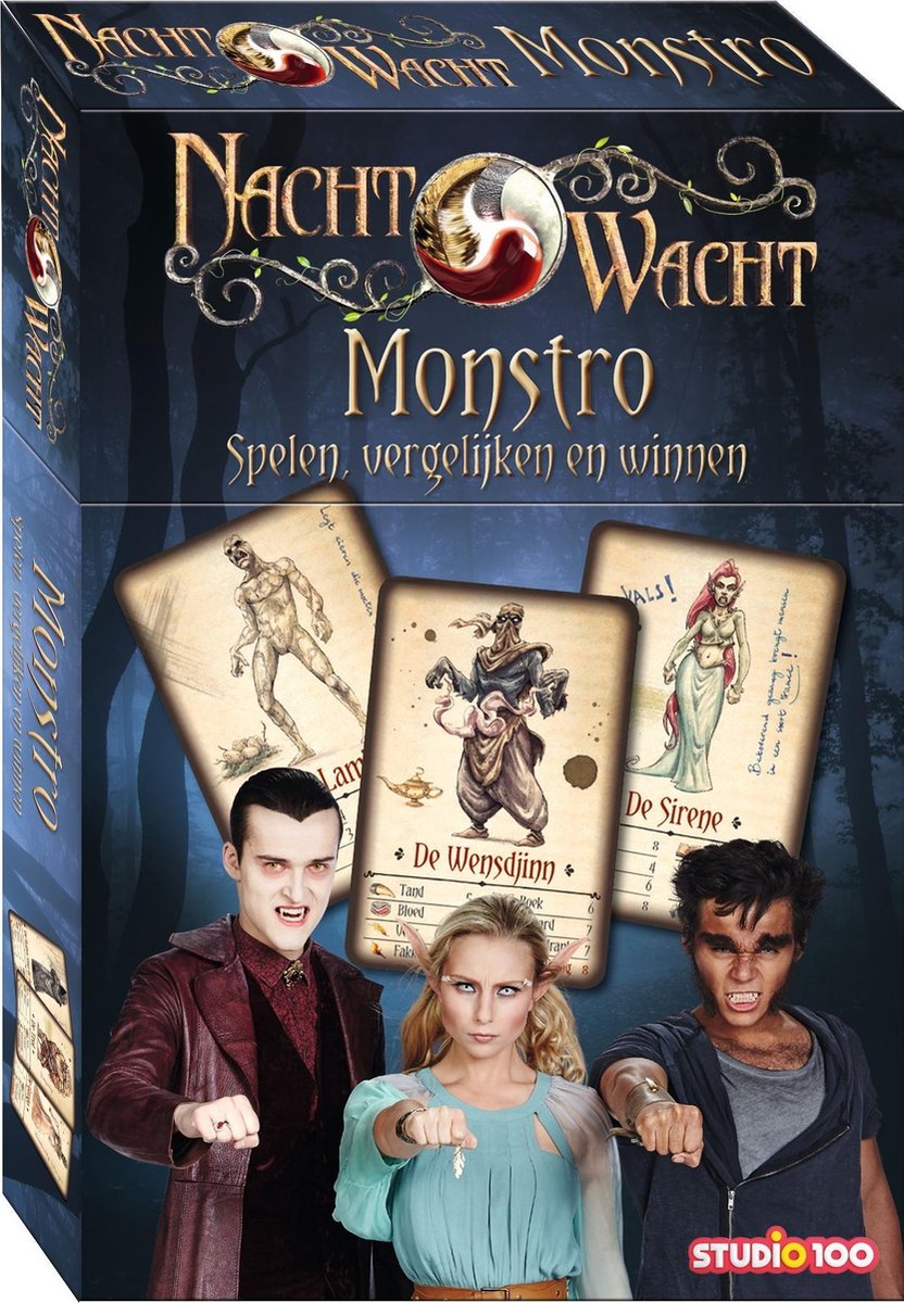 Studio 100 nachtwacht: monstrokaarten