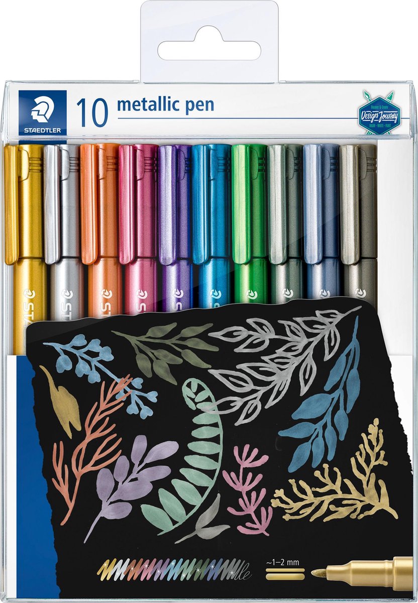 Staedtler Metallic-Stift – Set mit 10 Stück Design Journey – 8323 TB10