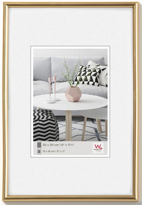 Walther Galeria - Kunststoffrahmen - Fotogröße 20x30 cm - Metallic-Gold