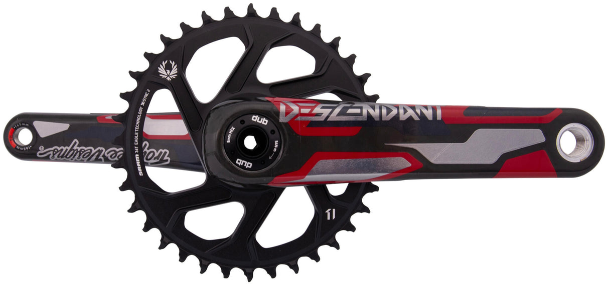 Truvativ Kurbelgarnitur Nachkomme Troy Lee Design Eagle dh Kurbelgarnitur truv.desc.troy lee de.eagle dh dub83 36t