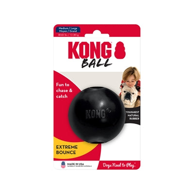 Kong Extreme Rubber Ball Negro